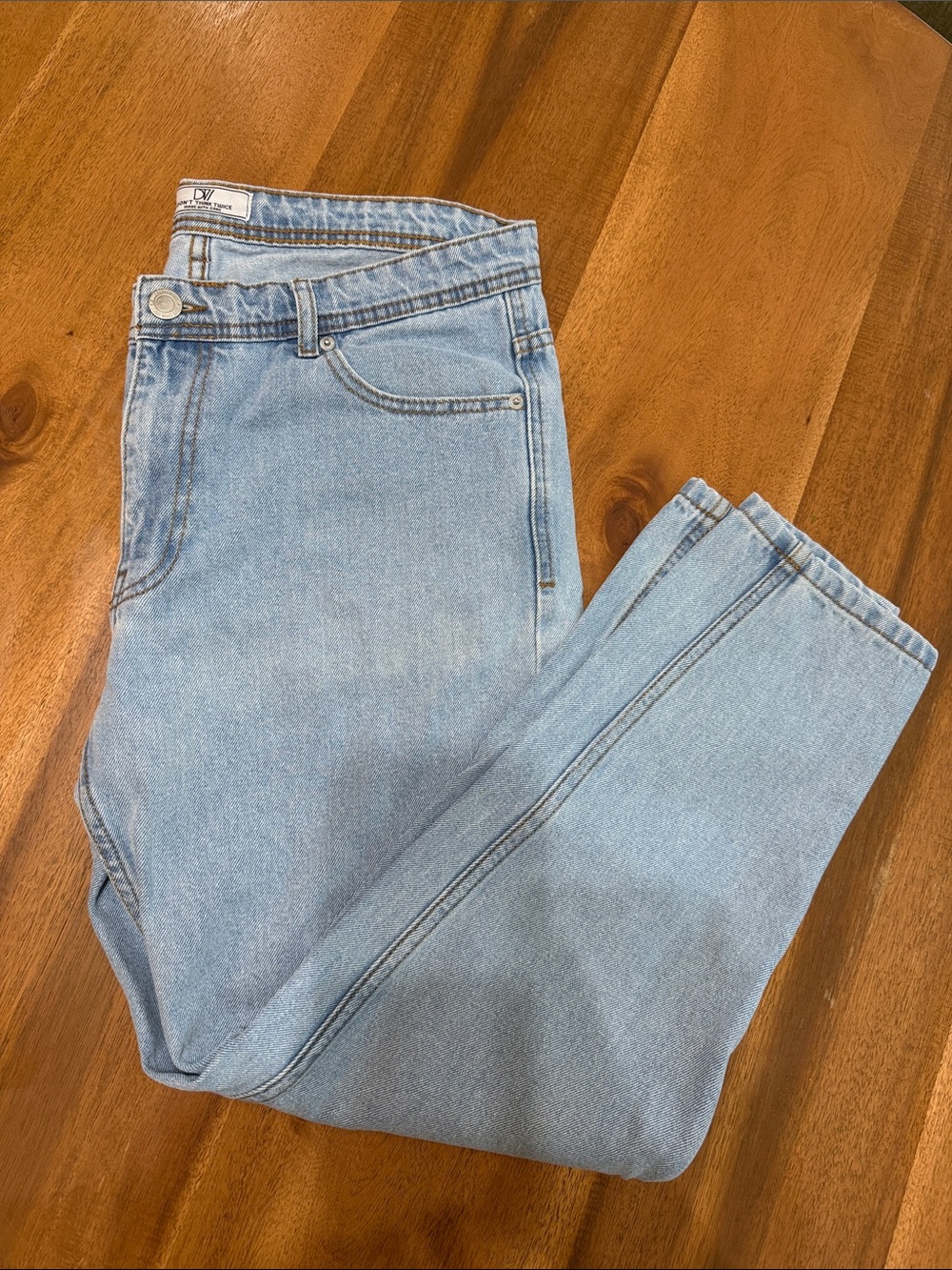 ASOS Light Blue Slim Straight Jeans